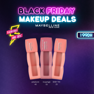 MAYBELLINE NEW YORK SUPERSTAY TEDDY TINT BLUSH À LÈVRES – PACK DE 3 TEINTES 25,40,55