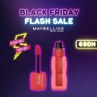 MAYBELLINE NEW YORK SUPERSTAY TEDDY TINT BLUSH À LÈVRES LIQUIDE FINI MAT FONDU coquesttish 30