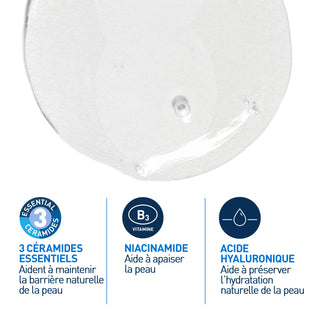 Cerave Gel Moussant Nettoyant Peau Normale à Grasse | 473ml = Gel moussant 20ml +OIL CONTROL 3ML  OFFERTES