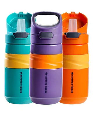 Tommee Tippee Gourde Anti-Fuite avec Paille 500ml – Mauve