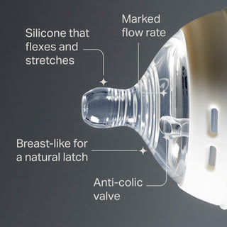 Tommee Tippee - Pack 2 tétines débit rapide