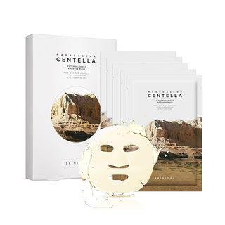 SKIN 1004 PACK MADAGASCAR CENTELLA WATERGEL SHEET AMPOULE MASK 5 UNITÉ