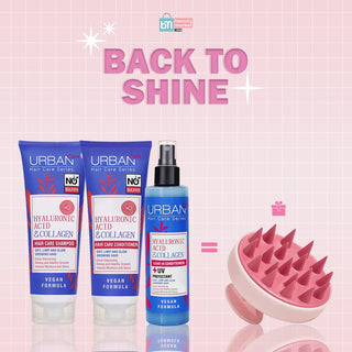 URBAN CARE PACK ACIDE HYALURONIQUE SHAMPOOING + APRÈS-SHAMPOOING + LEAVE-IN = SCALP OFFERTE