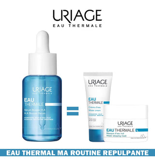 URIAGE EAU THERMALE SERUM BOOSTER HA 30 ml = CREME D'EAU 15ML+ MASQUE D'EAU 15 ML OFFERTS