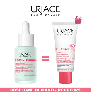 Uriage Roséliane – Sérum Lissant Correcteur Anti-Rougeurs 30 ML = CC Creme Spf50 30ML Offert