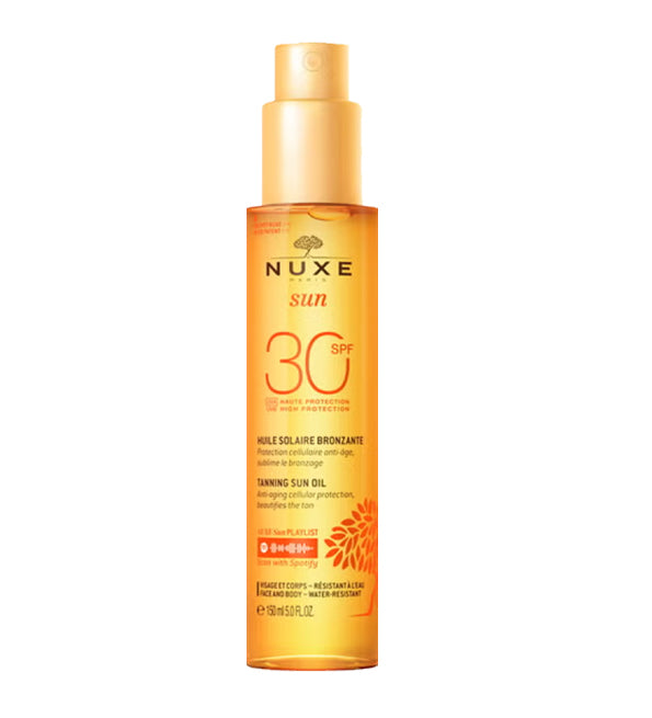 Nuxe Sun Pack huile solaire bronzante spf30 150ml + Lait Fraîcheur Après-Soleil 30ml