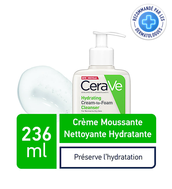 Cerave mousse Nettoyante Hydratante – 236 ml PNS