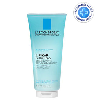 LA ROCHE POSAY LIPIKAR SURGRAS CREME LAVANTE PEAU SENSIBLE ET SECHE | 200ML