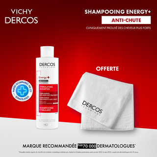 Vichy Dercos Shampooing Energisant+ Anti-chute – 200 ml = Serviette OFFERTE