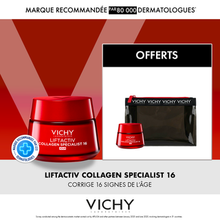 VICHY LIFTACTIV COLLAGEN SPECIALIST 50 ML = LIFACTIV COLLAGEN 15ML + TROUSSE OFFERTS