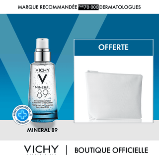 Vichy Minéral 89 Sérum Booster hydratant fortifiant et repulpant 50 ml = Trousse offerte