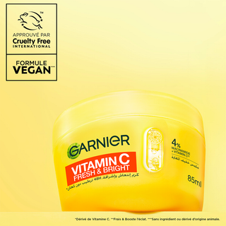 GARNIER CRÈME SORBET VITAMINE C HYDRATANTE BOOSTER D’ÉCLAT 85 ML