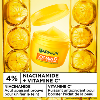 GARNIER CRÈME SORBET VITAMINE C HYDRATANTE BOOSTER D’ÉCLAT 85 ML