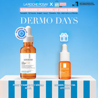 La Roche Posay Pure Vitamin C12 Serum 30ml = Mini Vitamin C12 10ml Offerte