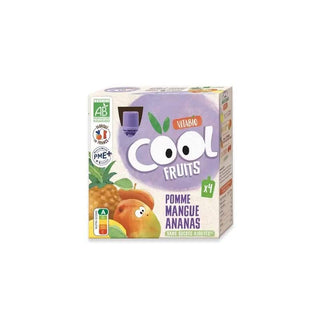 Vitabio Cool Fruits Pomme Mangue Ananas 4 x 90g