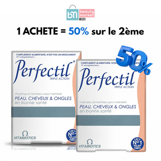 PROMO Perfectil Original Triple Action 30 Comprimés x2 = 50% sur le 2ème