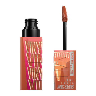 Maybelline New York - Brillant à lèvres Superstay Vinyl Sauce 185 Caramel