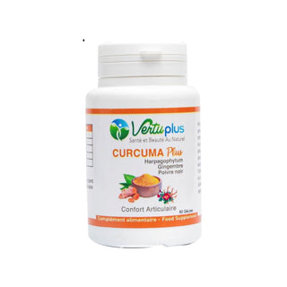 VertuPlus Curcuma Plus – 60 Gélules