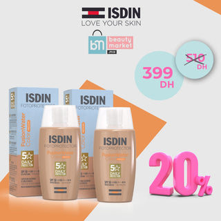 ISDIN Fotoprotector Fusion Water Color MEDIUM  SPF50 50ml*2