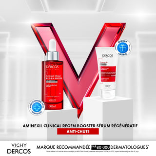 VICHY DERCOS AMINEXIL CLINICAL REGEN BOOSTER SERUM CAPILLAIRE 90 ML = FORMAT VOYAGE 50 ML OFFERT