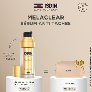 ISDIN ISDINCEUTICS MELACLEAR SERUM CORRECTEUR 30 ML = Trousse OFFERTE