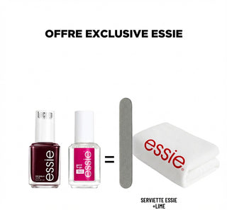 ESSIE PACK - TOP COAT Good To Go 01 + NAIL COLOR - 49 WICKED