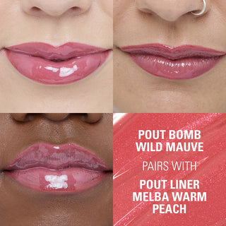 Revolution Pout Bomb Plumping Gloss Wild Mauve Pink