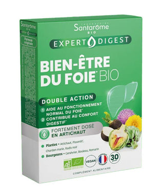 SANTAROME BIEN ETRE DU FOIE BIO 30 GÉLULES