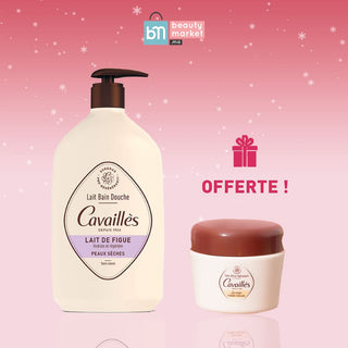 ROGE CAVAILLES BAIN ET DOUCHE HYDRATANT LAIT FIGUE BIO 1 LITRE = CREME CORPS PERLEE OFFERTE