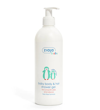 ZIAJA BABY GEL DOUCHE CORPS & CHEVEUX BÉBÉ À PARTIR DE 6 MOIS 400 ML