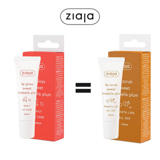 Ziaja Sweet Mirabelle Plum Lip Gloss 12ml = Gommage Sweet Mirabelle Plum Offert