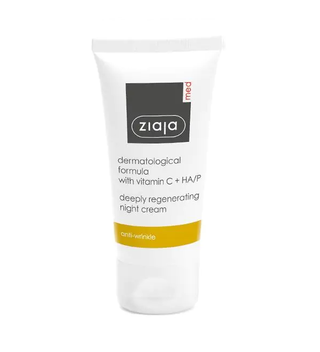 Ziaja Med Anti-rides Crème de nuit régénérante vitamine C et HA/P 50ml