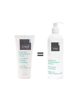 Ziaja med Atopic Creme 50ml + Emulsion Hydratante 400ml