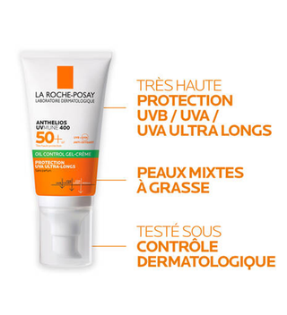 La Roche-Posay Anthelios Oil Control Invisible SPF50+ Peau M à G 50ml = Eau thermale 50 ml Offerte
