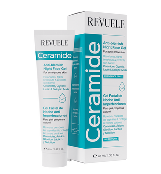 REVUELE CERAMIDE Anti-Blemish Night Face Gel 40ML