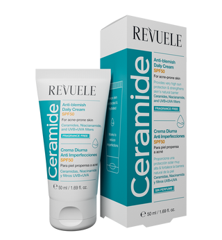 REVUELE CERAMIDE Anti-Blemish Daily cream SPF50 50ML