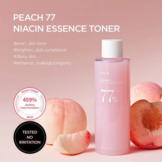ANUA Peach 77 Niacin Essence Toner – Lotion Hydratante Éclat – 250 ml