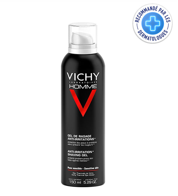 Vichy Homme Gel de rasage anti-irritations – 150 ml