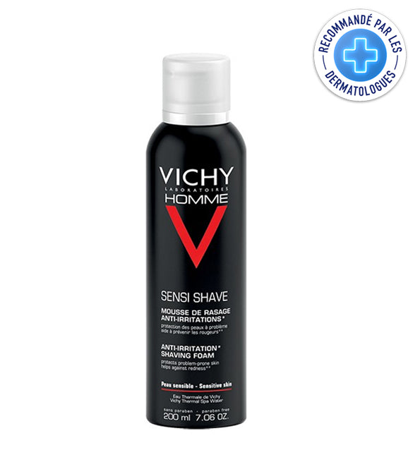 Vichy Homme Mousse à raser anti-irritations – 200 ml