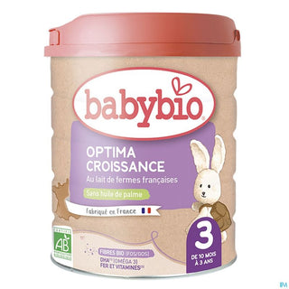 Babybio optima 3 croissance lait 3ème âge 800g