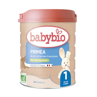 BABYBIO – LAIT BIO INFANTILE PRIMEA 1 POUR NOURRISSON ET BEBE AVANT 6 MOIS 800G