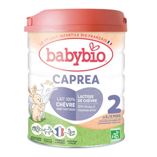 BABYBIO CAPRÉA 2 LAIT DE CHÈVRE BIO 800G