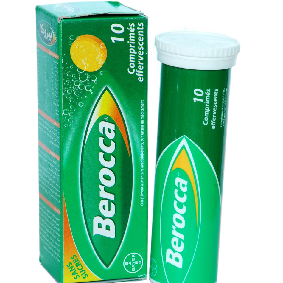 BEROCCA BOOST BOITE 10 COMPRIMES EFFERVESCENT – BEAUTYMARKET.MA