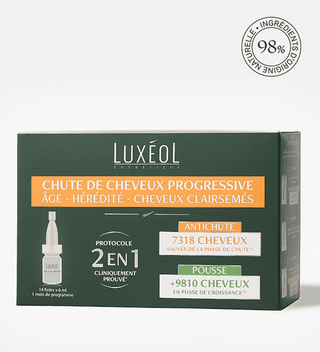 LUXEOL Chute de cheveux progressive 2 en 1