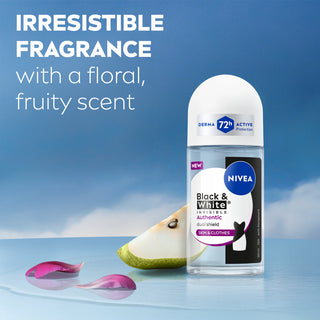 NIVEA MEN DEODORANT ROLL-ON BLACK & WHITE AUTHENTIC 50ML