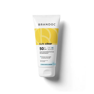 brandoc sun clear spf 50 peaux mixtes grasses maroc