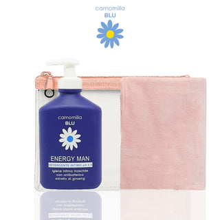 Camomilla Blu Energy Man Nettoyant Intime Ph 5.5 300ml = Trousse + serviette offerts