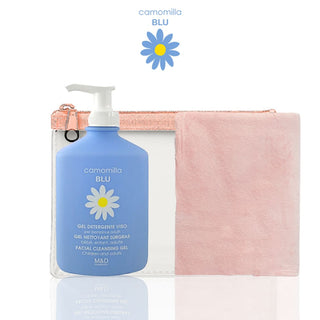 Camomilla Blu Gel Nettoyant Surgras – 500 ml = Trousse + serviette offerts