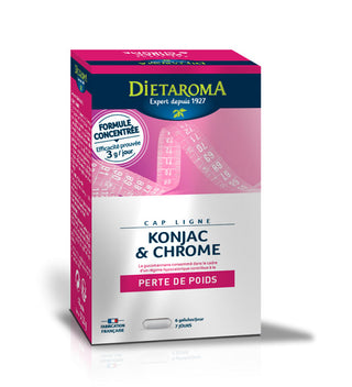 DIETAROMA CAPLIGNE KONJAC & CHROME 60 comprimés