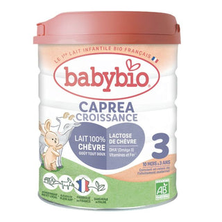 BABYBIO CAPREA 3 AU LAIT DE CHÈVRE 800G DE 10 MOIS A 3 ANS